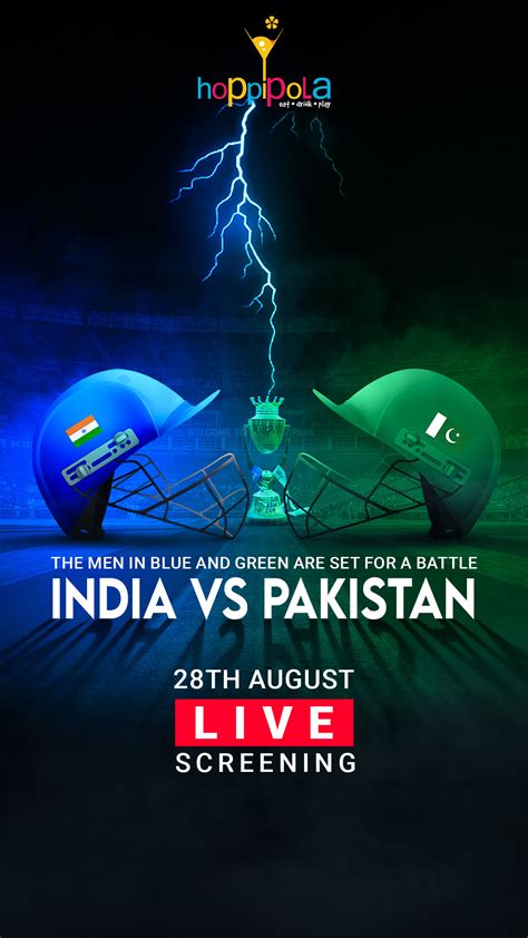 INDIA Vs PAKISTAN Cricket Match Poster On Behance