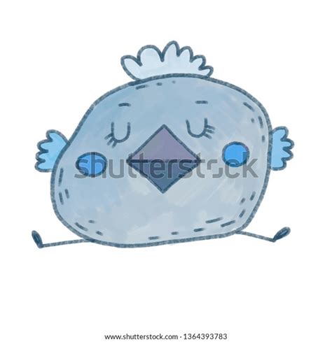 Cute Little Bird Pencil Drawing Hand Stock Illustration 1364393783 ...