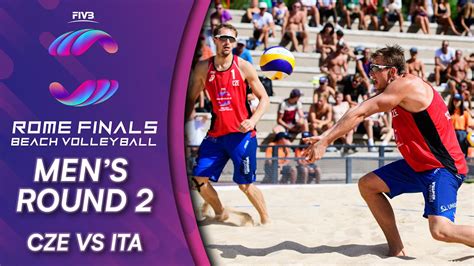 Cze Vs Ita Men S Round Beach Volleyball World Tour Finals Rome