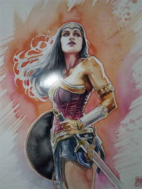 Fishermagical Thought Wonder Woman Wednesday Art By David Mack