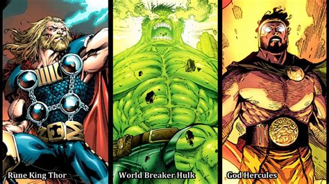 The Power Of World Breaker Hulk Rune King Thor God Hercules Part 1