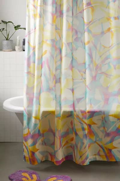 June Tropical Shower Curtain Urban Outfitters