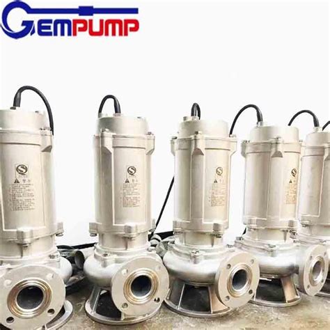 Electric Centrifugal Wq Submersible Irrigation Sewage Submersible Pumps