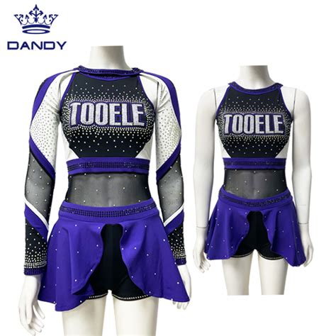 Buy Wholesale China Dandy Custom Performance Cheerleading Uniforms Hot