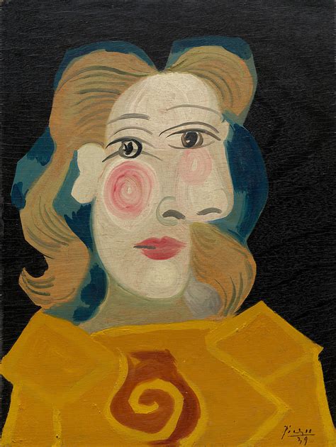 Pablo Picasso Head Of A Woman Dora Maar The Guggenheim Museums