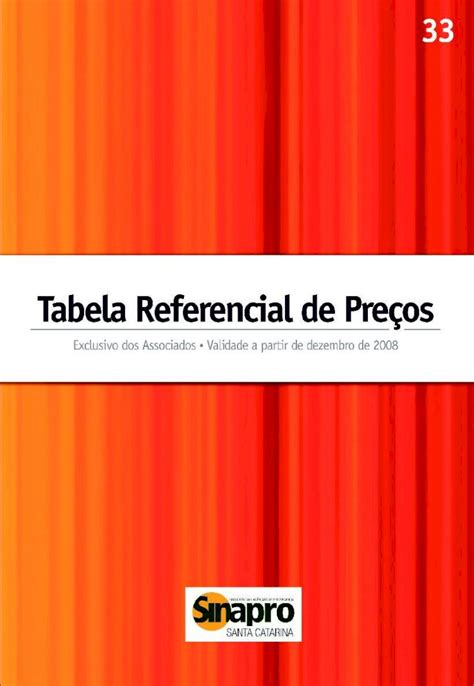 Pdf Sinapro Tabela Referencial De Pre Os Dokumen Tips