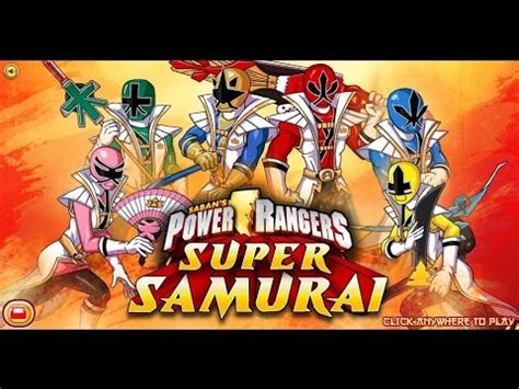 Descubre la emoción de los juegos de los Power Rangers Súper Samurai