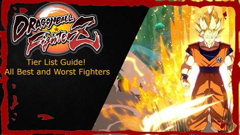 Dragon Ball Fighterz Tier List [all Characters Ranked]