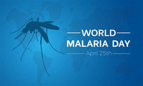 Dia mundial da malária observado todos os anos em 25 de abril vector