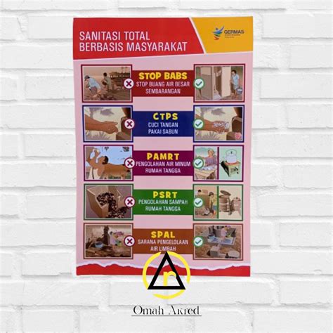 Jual Poster Stbm Sanitasi Total Berbasis Masyarakat Poster