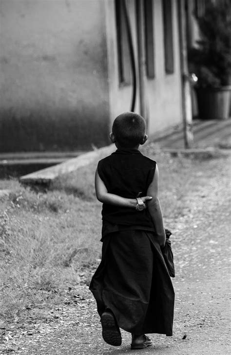 A Buddhist Monk Walking PixaHive