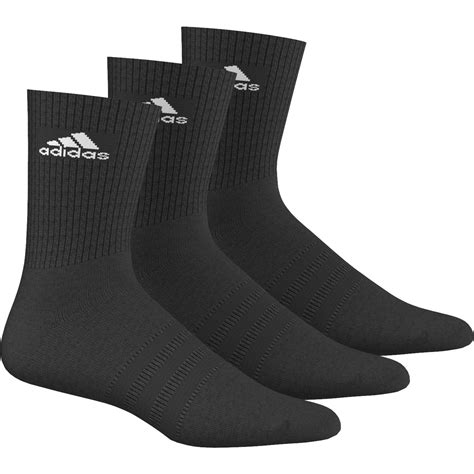 Adidas Performance Crew Half Cushioned Sport Socks 3 Pack Ebay