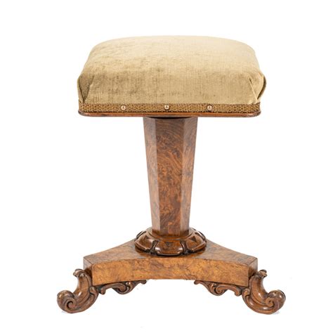 Victorian Adjustable Piano Stool The Unique Seat Company