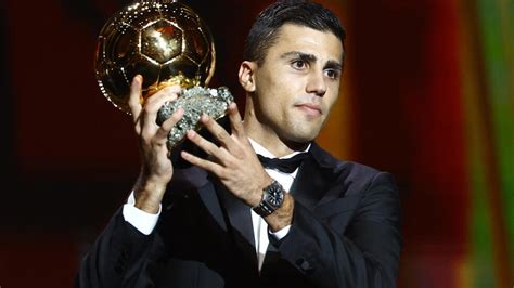 Ballon dOr 2024 lEspagnol Rodri sacré dans la polémique devant