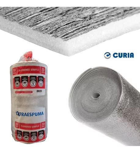 Espuma Aislante Térmico Techos De Chapa 10mm Simple Aluminio en venta