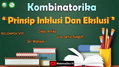 Kombinatorika Prinsip Inklusi Dan Eksklusi Youtube