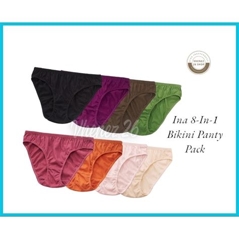 Ina 8 In 1 Bikini Panty Pack Shopee Philippines