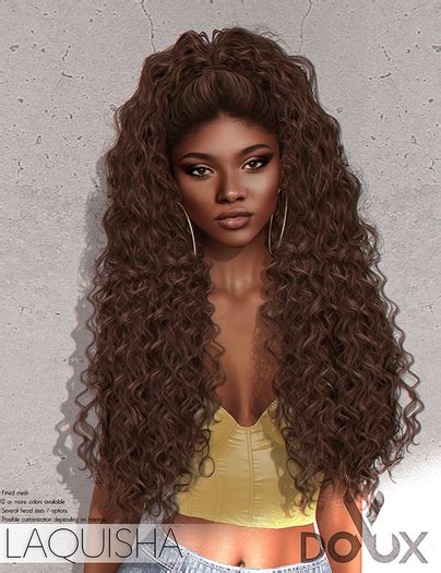 Second Life Marketplace Doux Laquisha Hairstyle Blogger Pack