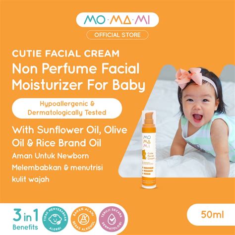 Jual Momami Baby Cutie Facial Cream Lotion Cream Bayi 50 Gr