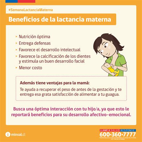 LAS VENTAJAS DE LA LACTANCIA MATERNA - Hospital San Vicente de Tagua Tagua