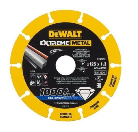 Tarcza Do Cięcia Metalu Diamentowa 125X1 3Mm Dewalt DeWalt Sklep