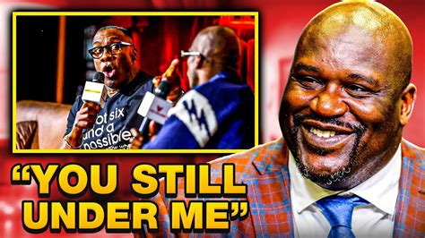 Shaq Calls Out Shannon Sharpe For Questioning His Work Ethic You