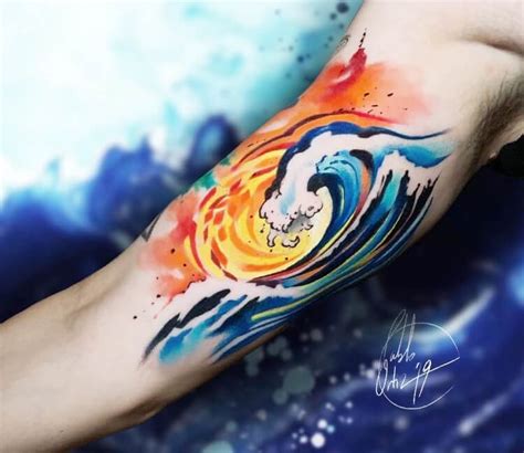 Ça alors.. 35+ Faits sur The Wave Painting Tattoo? Sartle blog think ...