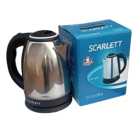 W Stainless Steel Scarlett Sc A Electric Kettle Capacity Litre