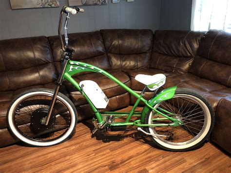 Electric Bicycle Limited Edition Rat Fink Electra Cruiser New Motor And