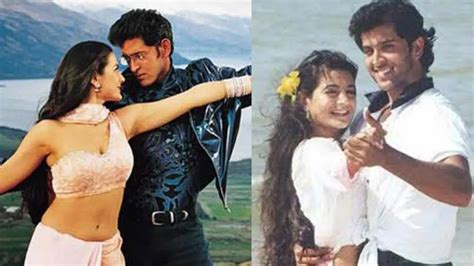 Ameesha Patel With Hrithik Roshan Before Debuting In Kaho Naa Pyaar