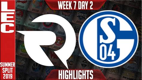 OG Vs S04 Highlights LEC Summer 2019 Week 7 Day 2 Origen Vs Schalke