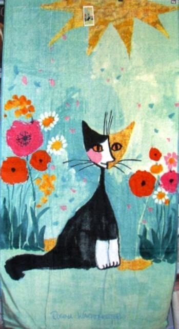 Rosina Wachtmeister Badet Cher Katzenzeichnung Illustration Katze