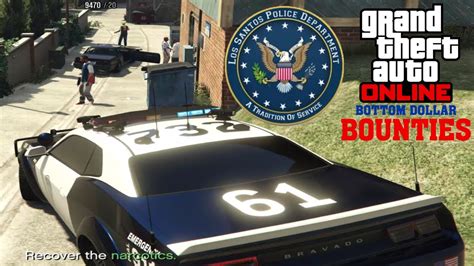 Police Car Dispatch Work GTA Online Bottom Dollar Bounties YouTube