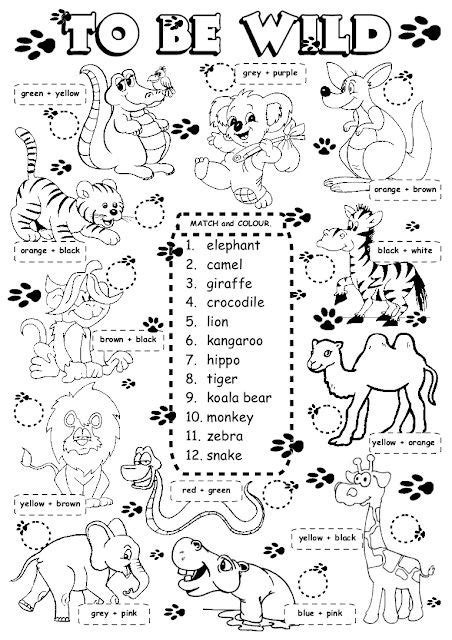 Ensinando Os Animais Em Ingles Atividade Em Ingles Para Bebes E