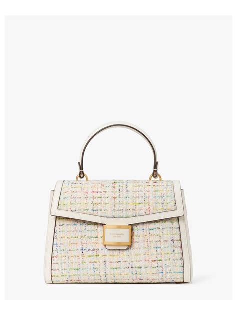 【楽天市場】【sale／70 Off】ケイティ ツイード ミディアム トップハンドル バッグ Kate Spade New York ケイト