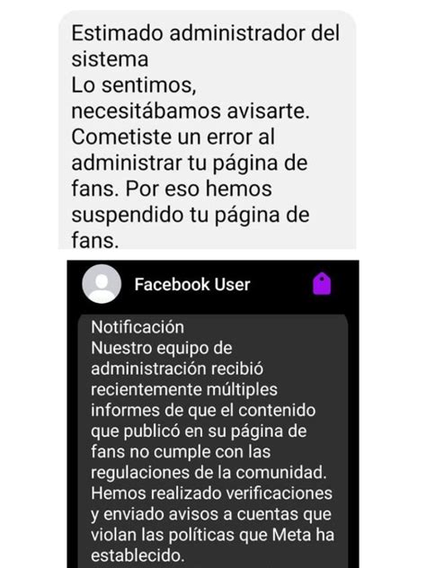 Cuidado Si Te Llega Un Supuesto Mensaje Del Equipo De Facebook