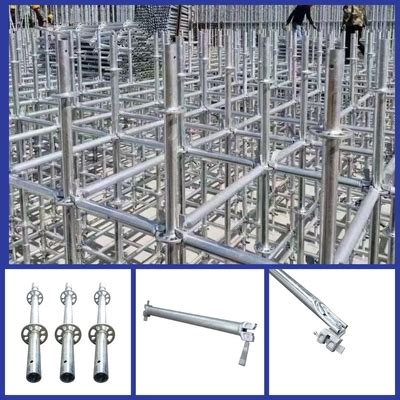 Commercial Ringlock System Scaffolding Steel Q355 3 2MM Thickness Hot