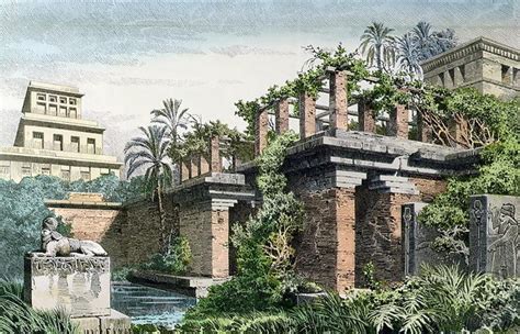 Hanging Gardens of Babylon, 1886 - Ferdinand Knab - WikiArt.org