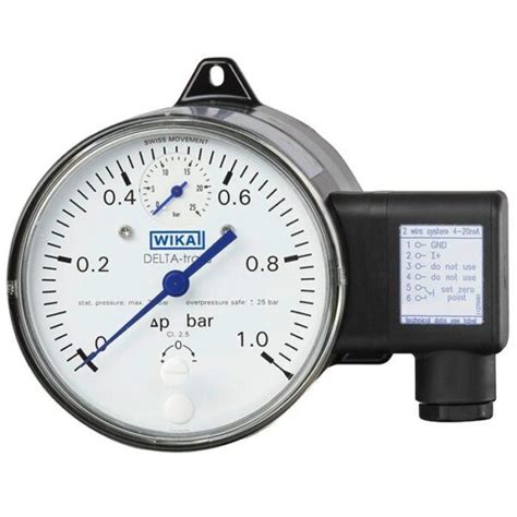 Wika Differential Pressure Gauge With Output Signal Dpgt Asya Trafo