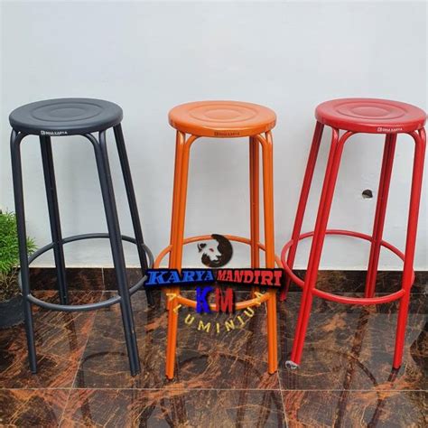 Jual Kursi Besi Kursi Bar Kursi Cafe 50 Cm 75 Cm Shopee Indonesia