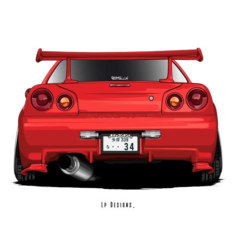 Nissan Skyline R34 Gt R Artofit