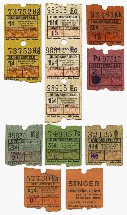 Old Bus Tickets Vintage Paper Free Vintage Printables Ticket Design