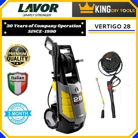 ITALY Lavor Vertigo 28 2 8kW 180Bar Industrial High Pressure Washer