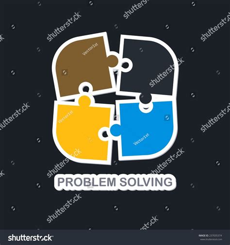 Problem Solving Logo Theme Stock Vector (Royalty Free) 237035374