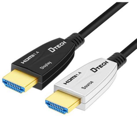 Dtech 4K 3D 20 Meter Fiber Optic HDMI Cable Price In Bangladesh Bdstall