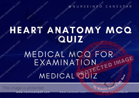 Heart Anatomy Mcq Quiz Journey Of Nurse Begins Here Multiple Choice