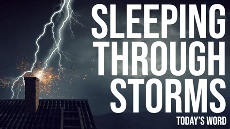 The Miracles of Jesus Pt. 14: You Can Sleep Through The Storm - Today's Word with Rick Pina