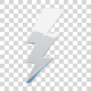 Elemento 3D Raio Branco Para Composição PNG Transparente download