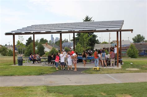 Solar Picnic Shelter Kw Of Silicon Energy Cascade Modules Installed