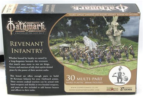 Oathmark Oakp502 Revenant Infantry Undead Wight Warriors Miniatures North Star Ebay